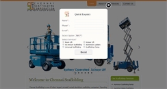Desktop Screenshot of chennaiscaffolding.com